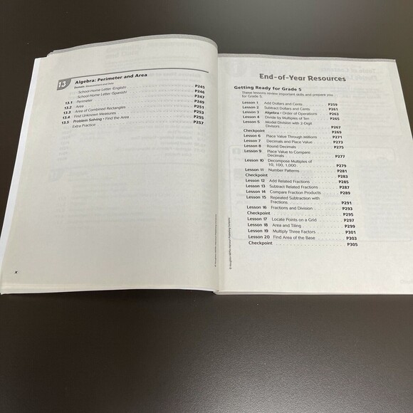 Go Math! Mafs Beginner Standards Practice Book Grade 4 Home Schooling Book - Picture 9 of 11